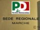 Pd: targa della sede regionale Marche in piazza Stamira ad Ancona